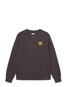 Wwtye Aa Tops Sweat-shirts & Hoodies Sweat-shirts Black Double A By Wo...