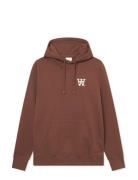 Wwash Aa Tops Sweat-shirts & Hoodies Hoodies Brown Double A By Wood Wo...