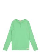 Tee Ls Tops T-shirts Long-sleeved T-shirts Green MarMar Copenhagen