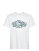 Refill Tee -Boy Tops T-shirts Short-sleeved White Rip Curl