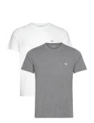 2 Pack Top Tops T-shirts Short-sleeved Grey Emporio Armani