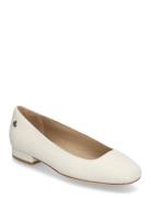 Emellie Nappa Leather Ballet Flat Ballerinasko Ballerinaer White Laure...