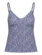 Tidra Wirefree T-Shirt Tankini Tankini Badedrakt Blue Femilet