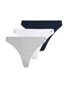 3 Pack Dipped Thong Truse Brief Truse Multi/patterned Tommy Hilfiger