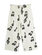 Note Aop Muslin Paperbag Trousers Bottoms Trousers White Mini Rodini