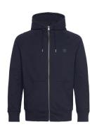 Loopback Full Zip Hoodie Designers Sweat-shirts & Hoodies Hoodies Navy...