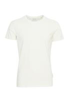 Cfdavide Crew Neck Tee Tops T-shirts Short-sleeved White Casual Friday