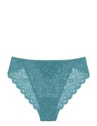 Amourette Highleg Tai Lingerie Panties High Waisted Panties Blue Trium...