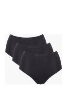 Sloggi Go Daily Cotton Highwaist 3P Truse Brief Truse Black Sloggi