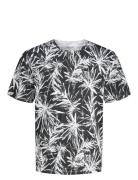 Jjebryan Aop Tee S/S O-Neck Sn Tops T-shirts Short-sleeved Black Jack ...