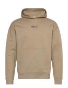 Halo Graphic Hoodies Tops Sweat-shirts & Hoodies Hoodies Beige HALO