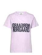 Single Organic Trenda P Tee Tops T-shirts & Tops Short-sleeved Purple ...