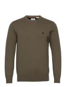 Cotton Yd Sweater Designers Knitwear Round Necks Grey Timberland