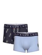 Stretch Cotton Trunk 2-Pack Boksershorts Navy Polo Ralph Lauren