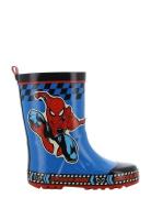 Spiderman Rubberboot Shoes Rubberboots High Rubberboots Blue Spider-ma...