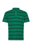 Striped Polo Designers Polos Short-sleeved Green GANT