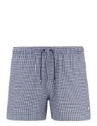 Hazel Check Beach Badeshorts Blue K-Way