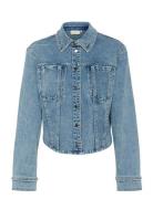 Kadorina Denim Shirt Dongerijakke Denimjakke Blue Kaffe