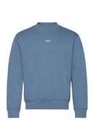 Wesmallcrew Tops Sweat-shirts & Hoodies Sweat-shirts Blue BOSS