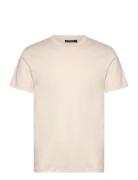 M Cotton Blend T-Shirt Designers T-shirts Short-sleeved Cream J. Linde...