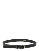 Pctimara Leather Contrast Jeans Belt Fp Belte Black Pieces