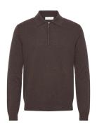 Orbit Rws Tops Knitwear Half Zip Jumpers Brown Tiger Of Sweden