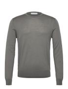 Connor Rws Designers Knitwear Round Necks Grey Tiger Of Sweden