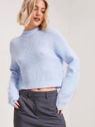 NLY Trend - Strikkegensere - Light Blue - Soft Knit Sweater - Gensere