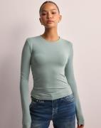 Calvin Klein Jeans - Grønn - Modal Detail Ls Top