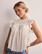 Nelly - Hvit - Lovely Blouse Top