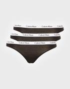 Calvin Klein Underwear - Svart - Thong 3PK