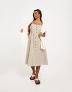 JDY - Beige - Jdysay Strap Linen Midi Dress Wvn D