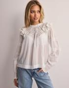 Neo Noir - Hvit - Simkie S Voile Blouse