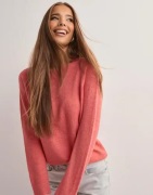 Only - Oransje - Onlrica Life L/S Pullover Knt Noos