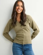 Vero Moda - Grønn - Vmsaba Ls V-Neck Cardigan