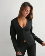 Nelly - Svart - Waist Focus Cardigan