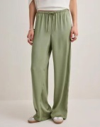 Nelly - Grønn - Pull On Satin Pants