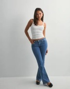 Only - Blå - Onlwauw Lw Flared Dnm Box