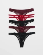 Hunkemöller - Multi/Mønstrete - Fashion String 5-Pack