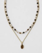 Pieces - Gull - Pcbellis Necklace 2-Pack