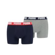 PUMA Boxer Basic 2-Pakk - Blå/Grå