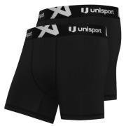 Unisport Boxer 2-Pakk - Sort Barn