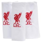 Liverpool Lommetørkle Liverbird 3-PK - Hvit