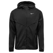 Nike Løpejakke Repel Lightweight Windrunner - Sort/Sølv