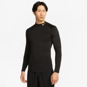 Nike Pro Top Dri-FIT Mock - Sort/Hvit Langermet