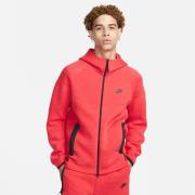 Nike Hettegenser NSW Tech Fleece 24 FZ - Rød/Sort