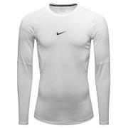 Nike Pro Baselayer Dri-FIT - Hvit/Sort Langermet