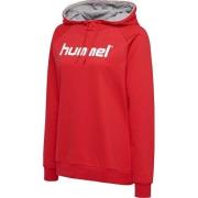 Hummel Go Cotton Logo Hettegenser - Rød Dame