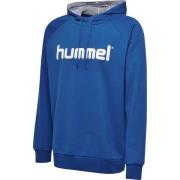 Hummel Go Cotton Logo Hettegenser - Blå