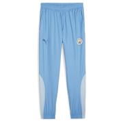 Manchester City Treningsbukse Pre Match Woven - Blå/Silver Sky